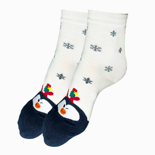 WHITE PENGUIN SOCKS