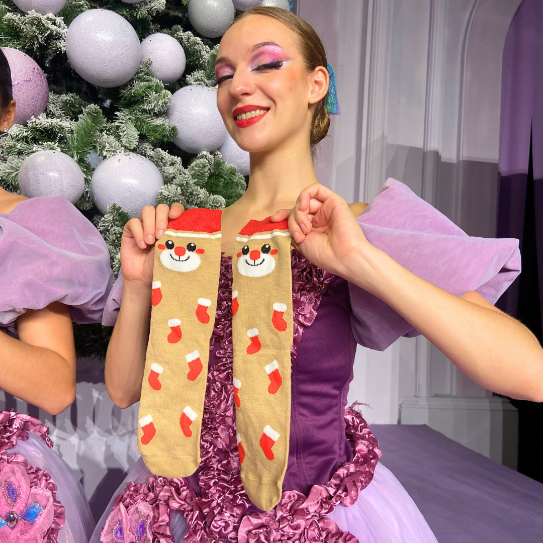 REINDEER RED SOCKS