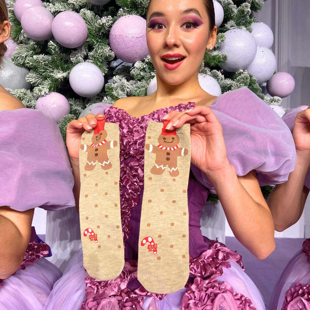 GINGERBREAD MAN SOCKS