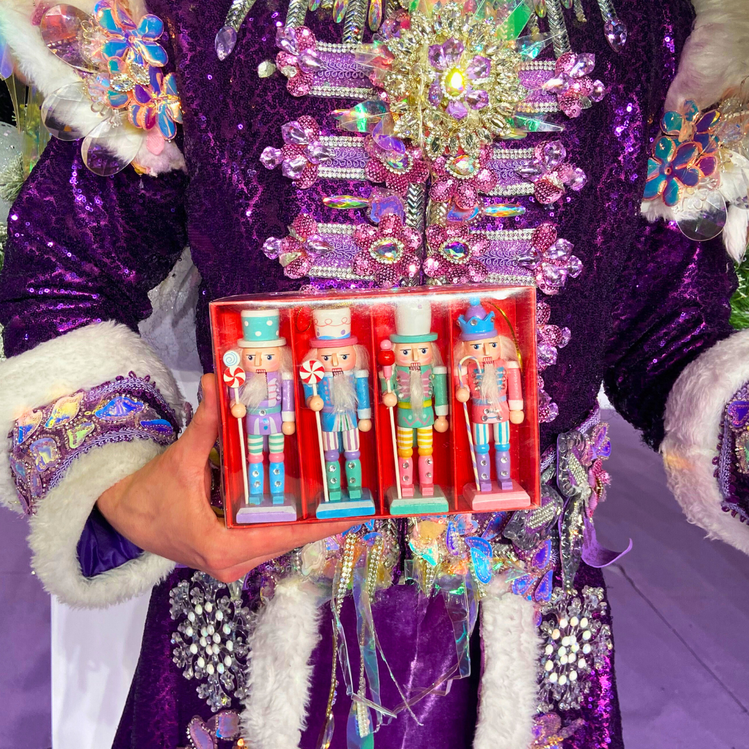 SUGARPLUM NUTCRACKER ORNAMENTS